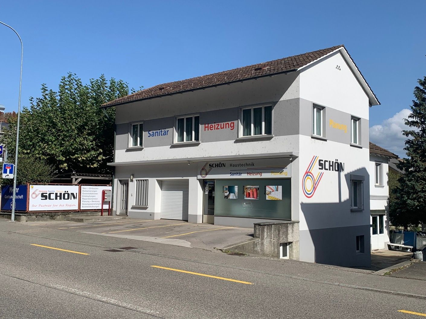 Betriebsgebäude der Schön AG an der Baslerstrasse in Trimbach