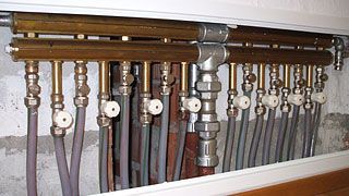 Rohrverteiler und Druckluftanlage