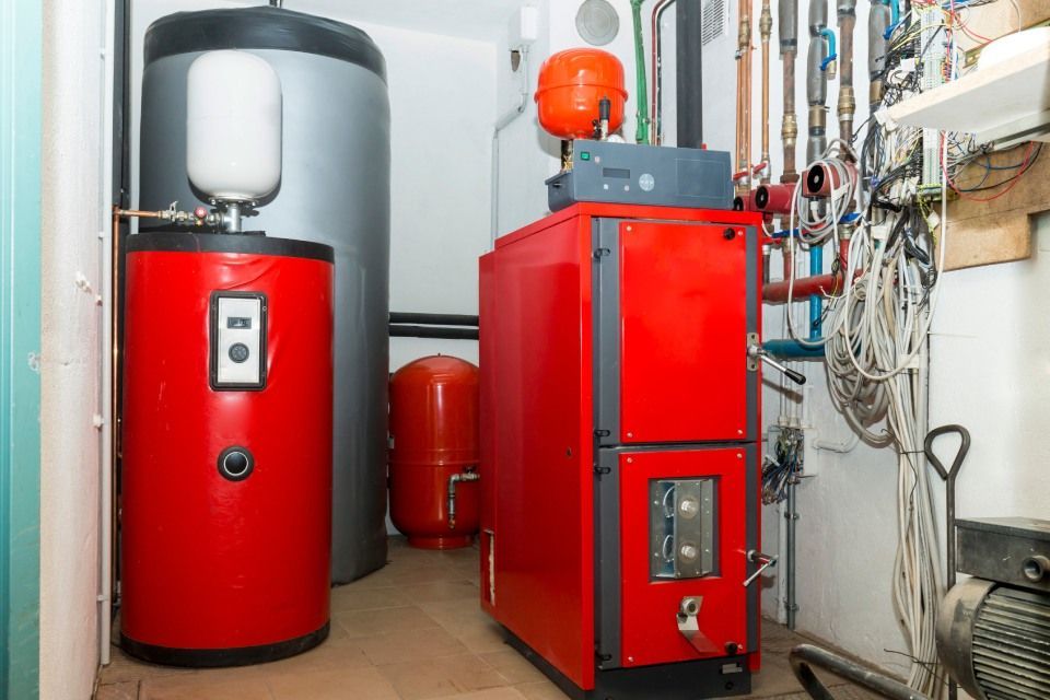 Boileranlage und Warmwasseraufbereitung